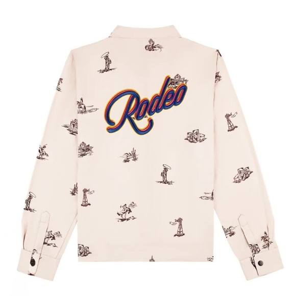 Dinner Service NY Other - Orville Peck x DSNY | Rodeo Spell Out Omni Top Zip Front Tan Brown Large Unisex